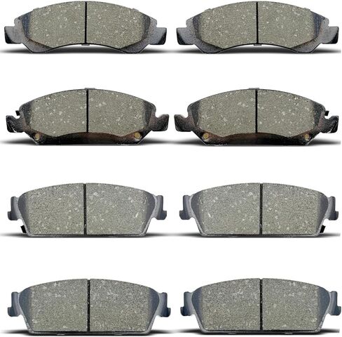 Ceramic Front Rear Brake Pads Set Fit For 2008-2014 Chevy Avalanche Tahoe Silverado/Suburban 1500 GMC Sierra/Yukon XL 1500 Cadillac Escalade ESV/EXT in Saudi Arabia