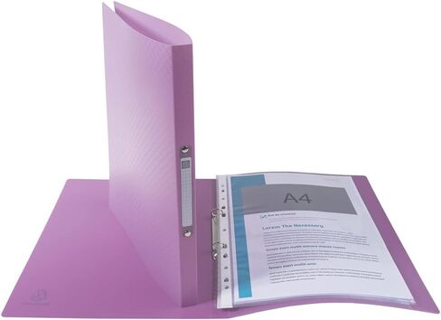 Exacompta Forever Young A4 Folder 2-Part 15 mm Polypropylene Ref 54190E [Pack of 4] in Kuwait