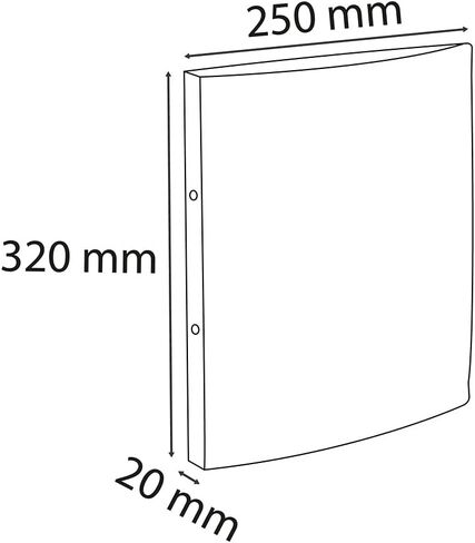 Exacompta Forever Young A4 Folder 2-Part 15 mm Polypropylene Ref 54190E [Pack of 4] in Kuwait