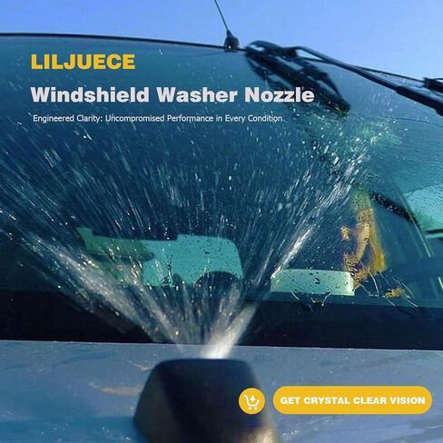 استبدال فوهات غسالة الزجاج الأمامي لـ 2008-2012 فورد فيوجن ميركوري ميلان لينكولن MKZ | OE#8E5Z-17603-A| مع خرطوم 1*2 متر و11 موصل in Kuwait