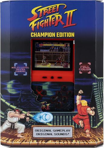 Street Fighter II Champion Edition Color Handheld Game. Multi Level Retro Game. Full Color Screen. Original Sounds & Gameplay. in Saudi Arabia