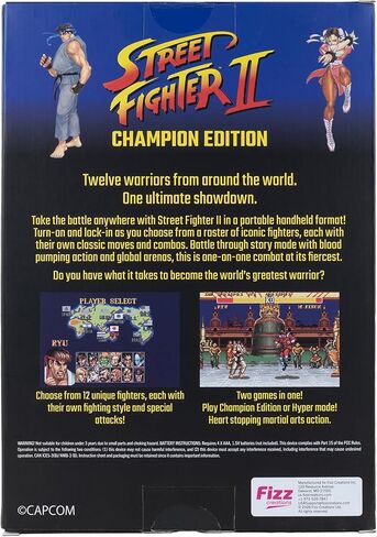 Street Fighter II Champion Edition Color Handheld Game. Multi Level Retro Game. Full Color Screen. Original Sounds & Gameplay. in Saudi Arabia