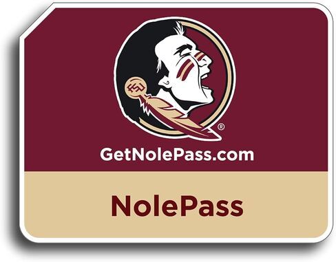 NCAA NolePass Toll Sticker; E-PASS Prepaid toll Program, Works on All toll Roads in FL, GA, NC in Saudi Arabia