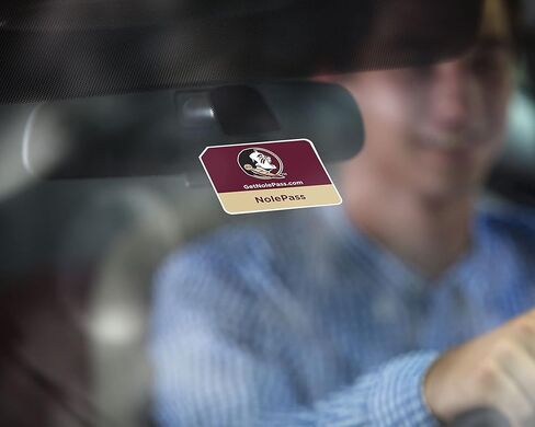 NCAA NolePass Toll Sticker; E-PASS Prepaid toll Program, Works on All toll Roads in FL, GA, NC in Saudi Arabia