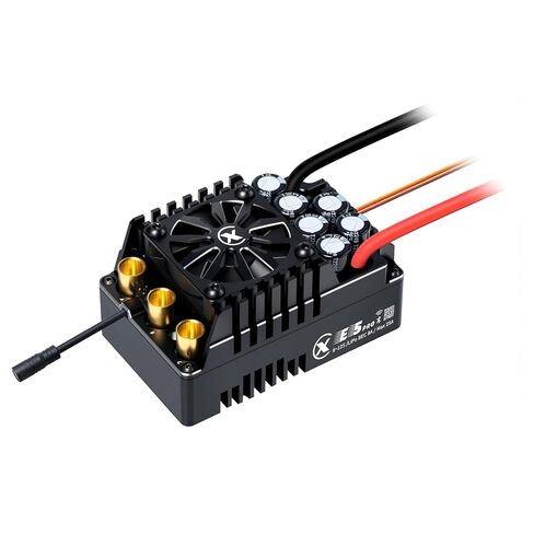 XC E5Pro APP Controls Sensored Brushless ESC for RC Car,6-12S Lipo,250A Continuous Current,8-25A、6.0/7.4/8.4V BEC,Applicable to 1/5、1/6 Off Road Truck Monster in Saudi Arabia
