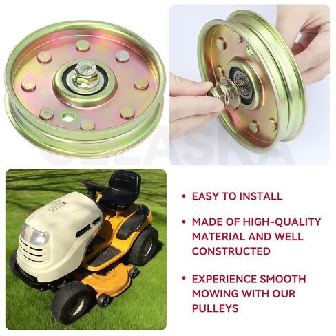 GELASKA 756-1229 بكرة المهمل تحل محل Cub Cadet 756-3005، 956-1229، 01004081، 02005077، 93-1622، 78-098 لـ Cub Cadet RZT 50، RZT 42 RZT22 RZT17 LT1024 LT1022 GT1222، Z Force 44، 48 50 60 سطحًا in Kuwait