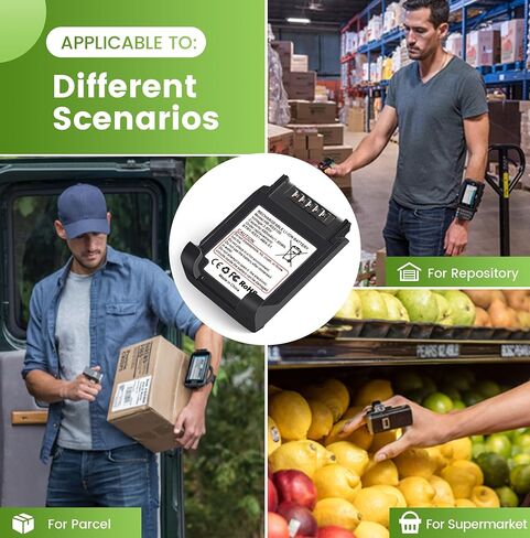 15 حزمة لاستبدال بطارية الماسح الضوئي Zebra RS5100: RS51 RS5100 BT-000397 بطارية الماسح الضوئي الحلقي ثنائي الأبعاد BT-000398 BTRY-RS51-7MA-01 BTRY-RS51-4MA-01 RS61 RS6100 RSBT5 RS51B0 بطاريات ليثيوم 480 مللي أمبير في الساعة in Kuwait