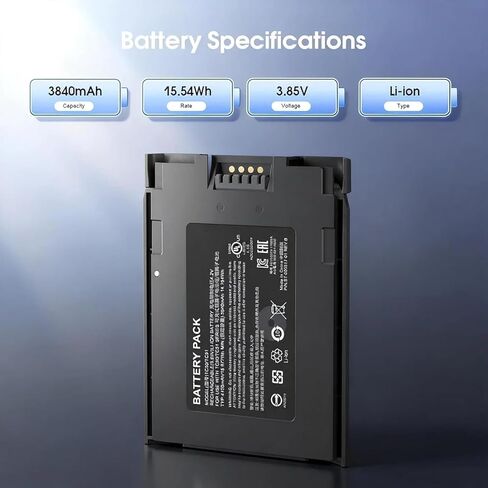 E EGOWAY 3840mAh Battery Replacement for Zebra TC51 TC52 TC56 TC57 TC510 Series, High-Capacity Scanner Battery Compatible with BT-000314 BTRY-TC51-44MA1-01 BTRY-TC51-4A1-01 in Saudi Arabia