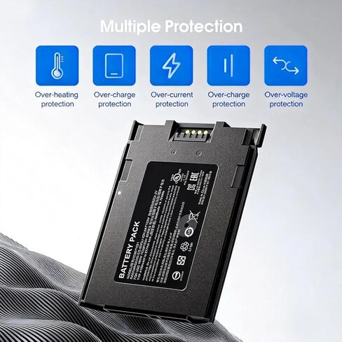 E EGOWAY 3840mAh Battery Replacement for Zebra TC51 TC52 TC56 TC57 TC510 Series, High-Capacity Scanner Battery Compatible with BT-000314 BTRY-TC51-44MA1-01 BTRY-TC51-4A1-01 in Saudi Arabia