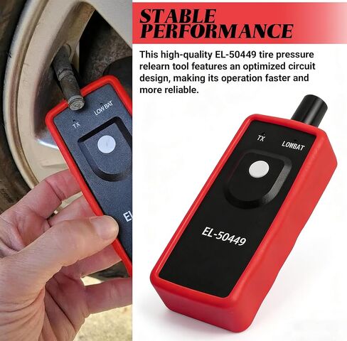 أداة إعادة ضبط TPMS، أداة تنشيط مستشعر ضغط الإطارات EL-50449، أداة برمجة مستشعر ضغط الإطارات، عالمية لمعظم السيارات والشاحنات وسيارات الدفع الرباعي جهاز إعادة ضبط TPMS in Kuwait