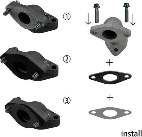 Racing Intake Manifold Gasket Spacer Seal Fit For 110cc 125cc 140cc XR CRF KLX Pit Dirt Bikes in Saudi Arabia