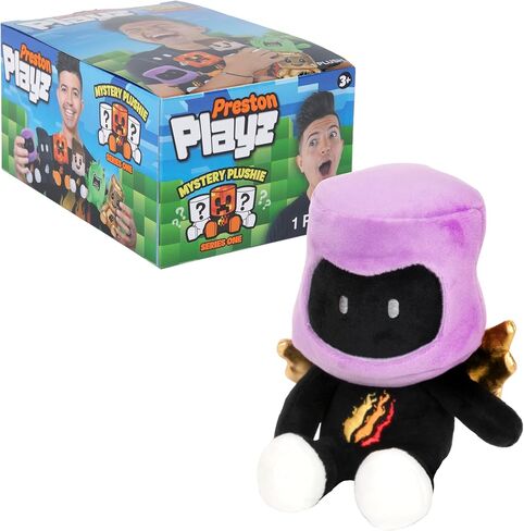 PrestonPlayz 6" Mini Mystery Plush - Series 1, YouTube Gaming Channel, Blind Box, 1 of 6 Possible, Official PrestonPlayz Merch in Saudi Arabia
