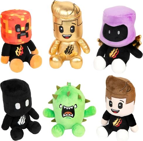 PrestonPlayz 6" Mini Mystery Plush - Series 1, YouTube Gaming Channel, Blind Box, 1 of 6 Possible, Official PrestonPlayz Merch in Saudi Arabia