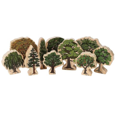 THE Freckled Frog Trees of All Seasons | Set of 10 | Ages 2+ | Wooden Blocks for Toddlers | Learn Tree Changes in Winter, Summer, Autumn and Spring in Saudi Arabia