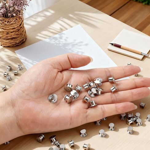40PCS Anti-Lost Locking Pin Clasps， Locking Pin Back Locking Pin Keeper Clasp- Flat Head Metal Backs for Brooches Lapel Pins in Kuwait