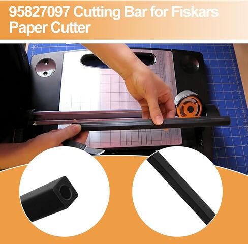95827097 شريط قطع دوار لـ Fiskars 12 بوصة 45 مم لوح تقطيع ورق سطح المكتب، شريط قطع للمكاتب ومحلات الطباعة والمكتبات، قطعة واحدة in Kuwait