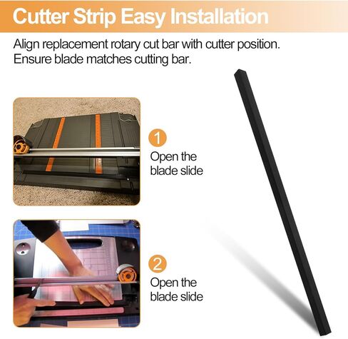 95827097 شريط قطع دوار لـ Fiskars 12 بوصة 45 مم لوح تقطيع ورق سطح المكتب، شريط قطع للمكاتب ومحلات الطباعة والمكتبات، قطعة واحدة in Kuwait