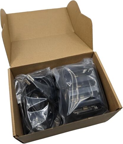 شاحن بطارية ذو 4 فتحات لبطاريات Zebra TC21، TC26، TC210K، TC26AK Android Scanner BT-000409، يتضمن مصدر الطاقة | بديل لـ SAC-TC2Y-4SCHG-01 in Kuwait