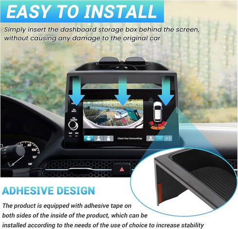 Center Console Organizer Compatible with 2023-2026 Honda HRV Accessories, Armrest Tray, Console Bottom Storage Box and Dashboard Organizer Box, Fits both Honda HR-V 7-inch and 9-inch Screen in Saudi Arabia