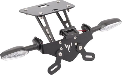 مجموعة Tail Tidy Kit لـ MT03 MT-03 2020-2025 YZF-R3 2022-2025 Fender Eliminator Kit مجهزة بحامل لوحة ترخيص، ضوء لوحة ترخيص، توصيل وتشغيل عدسة شفافة أضواء إشارة الانعطاف (التوصيل والتشغيل الجديد) in Kuwait