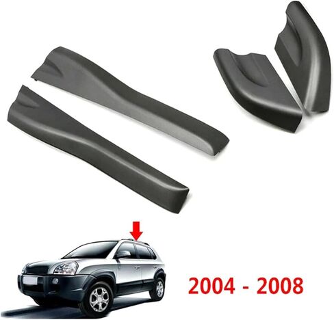 غطاء حماية لرف السقف متوافق مع Hyundai Tucson 2004-2008 سقف شريط الأمتعة نهاية السكك الحديدية 872912E000 872922E000 87297 in Kuwait