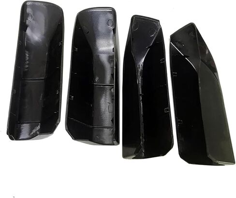 4 قطعة متوافق لتويوتا 4 عداء N280 2010-2020 4-Door الأسود تصفيف السيارة حامل سقفي غطاء بار السكك الحديدية نهاية شل اكسسوارات in Kuwait
