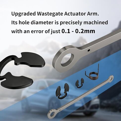 Upgraded Wastegate Actuator Arm Compatible with Alfa Romeo Giulia & for Alfa Romeo Stelvio 2.0T Turbo Engine (All Years) in Saudi Arabia