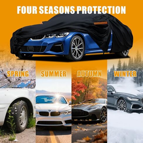غطاء سيارة خارجي عالي التحمل في جميع الأحوال الجوية يناسب Audi e-tron GT وCLS وBMW 3/5 Series وDodge Challenger/Charger وما إلى ذلك مقاس C5 in Kuwait