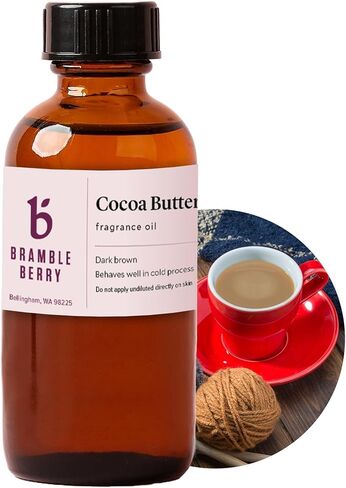 Bramble Berry Warm Vanilla Sugar Fragrance Oil | Warm Vanilla Sugar Scent for Soap Making, Candle Making, Lotion & Bath Bombs | Skin Safe, Vegan, Paraben & Phthalate Free, DIY Craft Essential in Kuwait