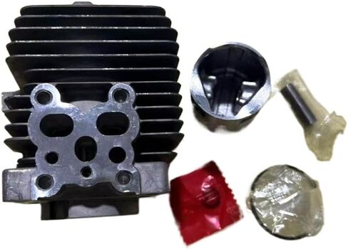 34mm Cylinder Piston Kit Compatible with FS38 2-Mix, FS55 2-Mix, FS55R, HS45, HS52 Engines – Includes Part Numbers 4140 020 1206 and 4228 020 1200 in Saudi Arabia