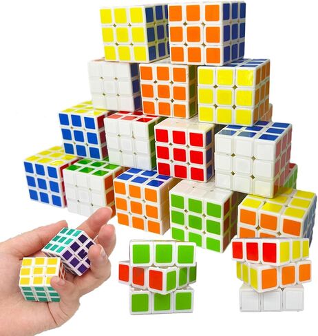 36 Pack Mini Cube Puzzle Party Favors for Kids, 1.18in 3x3 Magic Cube School Rewards & Classroom Prize for Students, Birthday Party Favors Easter Christmas Stocking Stuffers Gifts for Kids in Saudi Arabia