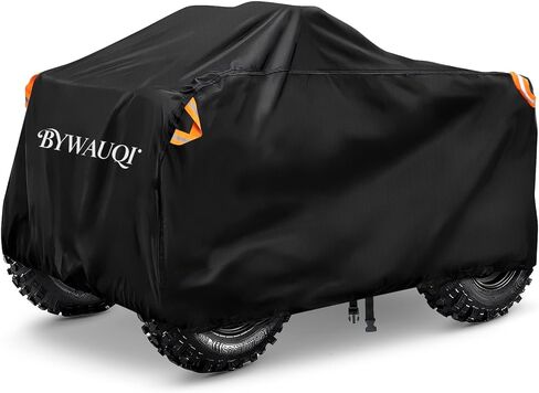ATV Cover Waterproof Heavy Duty 4 Wheeler Cover Dustproof Anti UV Windproof All Weather Outdoor Storage Quad Cover with Buckle for Polaris Sportsman Yamaha Honda Coleman XL in Saudi Arabia
