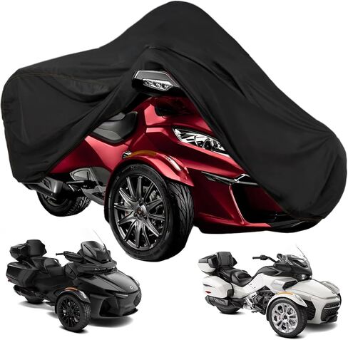 غطاء كامل Spyder متوافق مع Can-Am Spyder RT/RT Limited 2020-2025/F3 Limited، غطاء تخزين للحماية من الحرارة شديدة التحمل مقاوم للماء ومضاد للأشعة فوق البنفسجية يناسب ملحقات Spyder in Kuwait