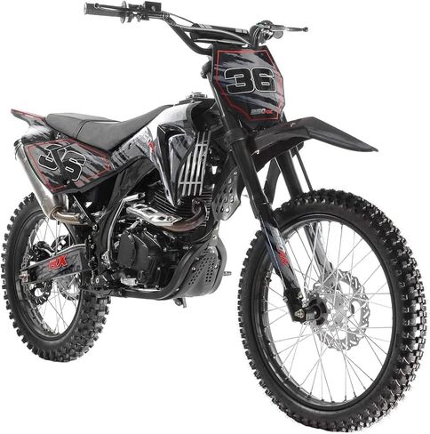 HHH Apollo AGB36 Motorcycle DB36 Dirtbike 250cc Dirtbike with 5 Speed Manual Clutch Gas Bike for Adult and Youth 21/18 inch Tires (Green Color) in Saudi Arabia