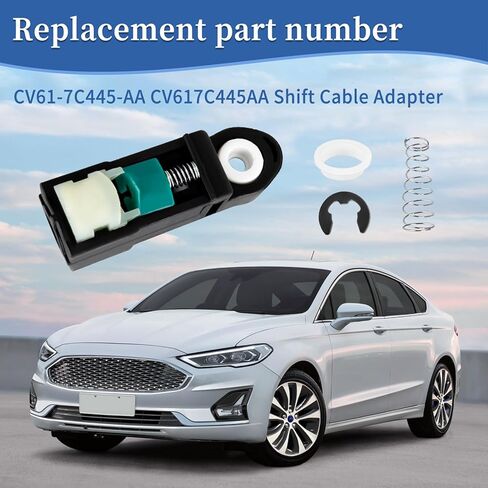 Automatic Gear Shift Transmission Cable Joint Connector CV61-7C445-AA, Compatible with F ord Fusion Mondeo Kuga Lincoln MZK MKC 2013-2019, Selector Shaft Shift Cable Adapter Replaces CV617C445AA in Saudi Arabia
