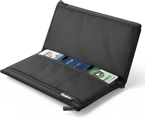 Zipper Pocket for Travelers Notebook, Travelers Notebook Accessories Kit Includes 1 Wallet Insert Pouch Refill for TN Accessories Standard Size Card, Debit Cards, and Cash in Saudi Arabia