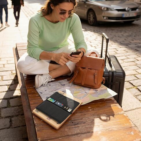 Zipper Pocket for Travelers Notebook, Travelers Notebook Accessories Kit Includes 1 Wallet Insert Pouch Refill for TN Accessories Standard Size Card, Debit Cards, and Cash in Saudi Arabia
