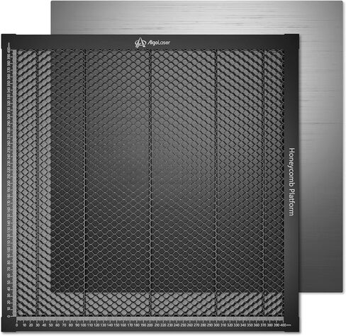 AlgoLaser 450×450mm Honeycomb Laser Bed, 22mm Thick Steel Honeycomb Panel with Aluminum Base Plate, Large 15.7"×15.7" Working Area, Laser Engraver Cutting Table in Saudi Arabia