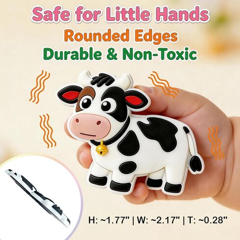 Zerobe Farm Animal Magnetic Toy Set with Portable Board for Toddlers Ages 1+, 8 Magnetic Animals with Words & Letters, STEM-Inspired Early Learning, Play Anywhere Educational Gift for Kids in Saudi Arabia