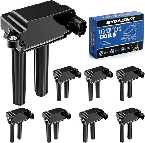 8 ملفات إشعال متوافقة مع 5.7 V8 HEMI Dodge Ram 1500 2500 Charger Challenger Durango Jeep Grand Cherokee Chrysler 300 2006-2019 5.7L 6.1L 6.2L 6.4L عبوات لفائف تحل محل UF504 - مجموعة من 8 in Kuwait