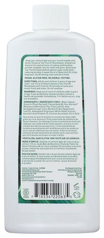 Desert Essence Tea Tree Mouthwash W/ Spearmint, 8-Ounce in Saudi Arabia