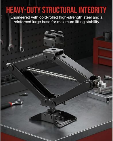 Scissor Jack Car Jack Kit 3 Ton (6614 lbs) Tire Changing Kit with Lug Wrench Suitable for Sedans, SUVs, and MPVs in Saudi Arabia