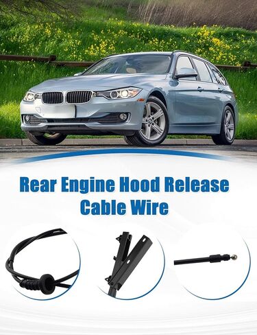 سلك كابل تحرير غطاء المحرك الأمامي والخلفي مناسب لسيارات BMW 320i 330i 428i 430i M2 M3 M4 استبدال 51237411315 51237313782 51237396161 51237239240 51237239239 in Kuwait