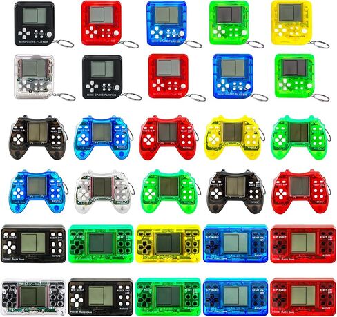 30 Pcs Mini Video Game Keychain Video Game Party Favors Small Video Game Keychains Bulk for Party Favors Gift Bag Filler in Saudi Arabia