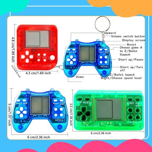 30 Pcs Mini Video Game Keychain Video Game Party Favors Small Video Game Keychains Bulk for Party Favors Gift Bag Filler in Saudi Arabia