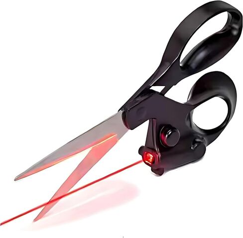 2026 Professional Laser Guided Sewing Scissors for Office Use/Home Sewing, Craft Wrapping Gift Fabric Sewing Cut Straight Fast For Crafts Fabric Paper,Upgraded Ergonomic Handle in Saudi Arabia