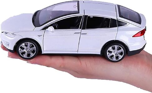 gidoyi Toy Car Model X, Pull Back Car Toys Alloy Vehicles with Lights and Sound 1:32 Scale Model Car (White) in Saudi Arabia