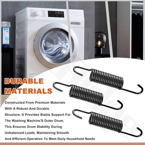 3 عبوات DC61-01257N زنبرك تعليق الغسالة لغسالة Sa-msung، استبدل 592-49474 592-49496 592-49396 in Kuwait