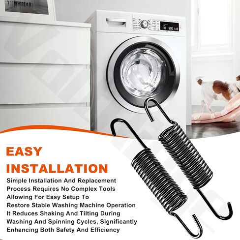 3 عبوات DC61-01257N زنبرك تعليق الغسالة لغسالة Sa-msung، استبدل 592-49474 592-49496 592-49396 in Kuwait