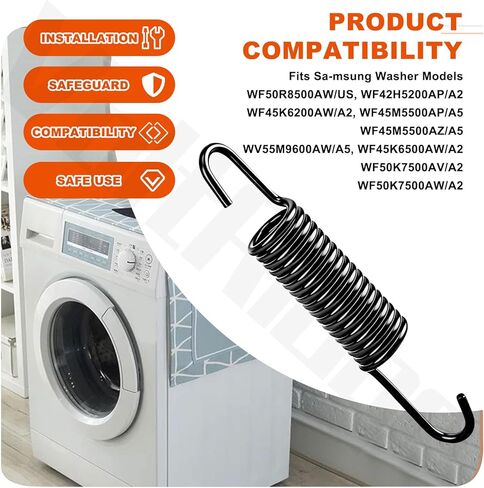 3 عبوات DC61-01257N زنبرك تعليق الغسالة لغسالة Sa-msung، استبدل 592-49474 592-49496 592-49396 in Kuwait